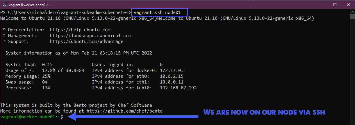 Kubernetes Cluster Multi Node