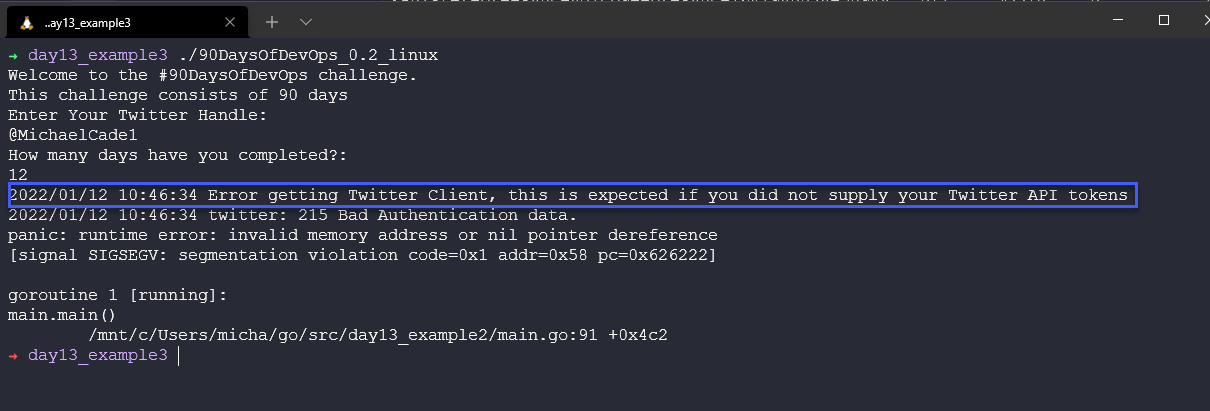 Ứng dụng GoLang với Twitter